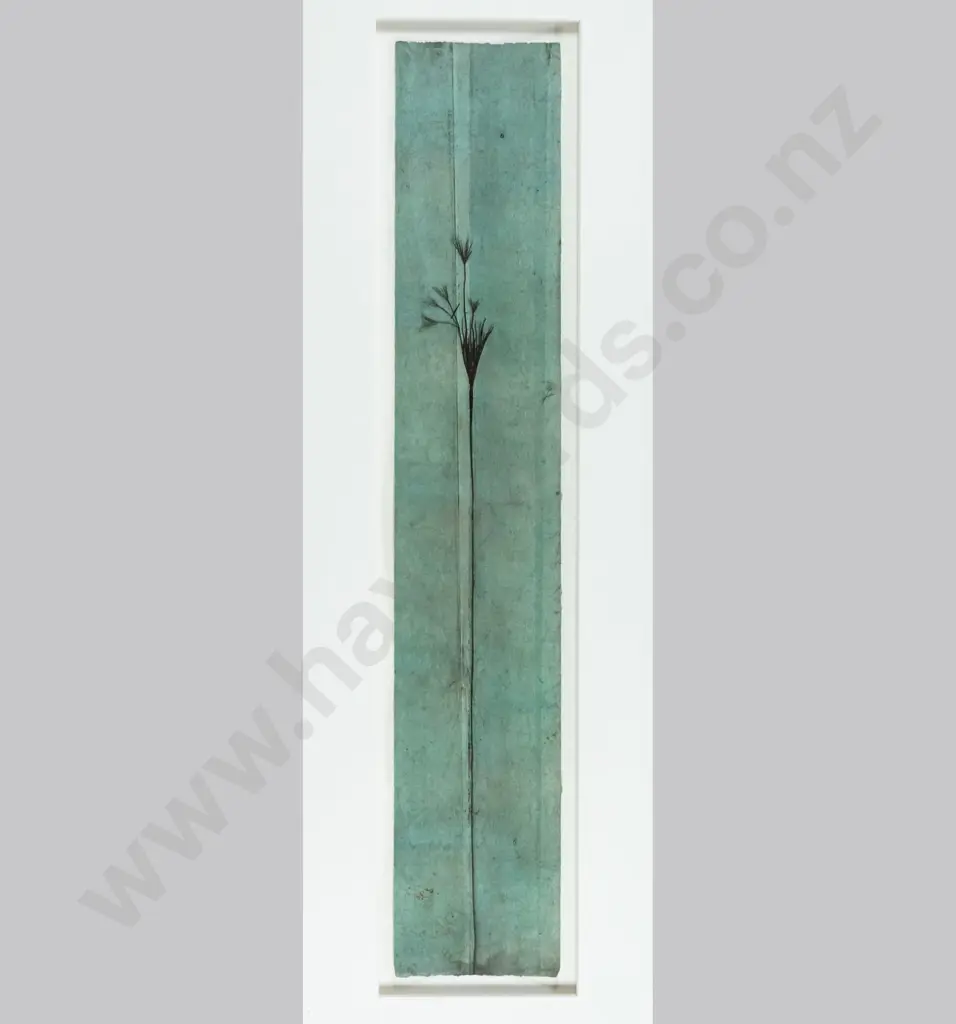Simon Kaan 2002 - framed etching? - "Wairua" H-520 W-90 Image 1++