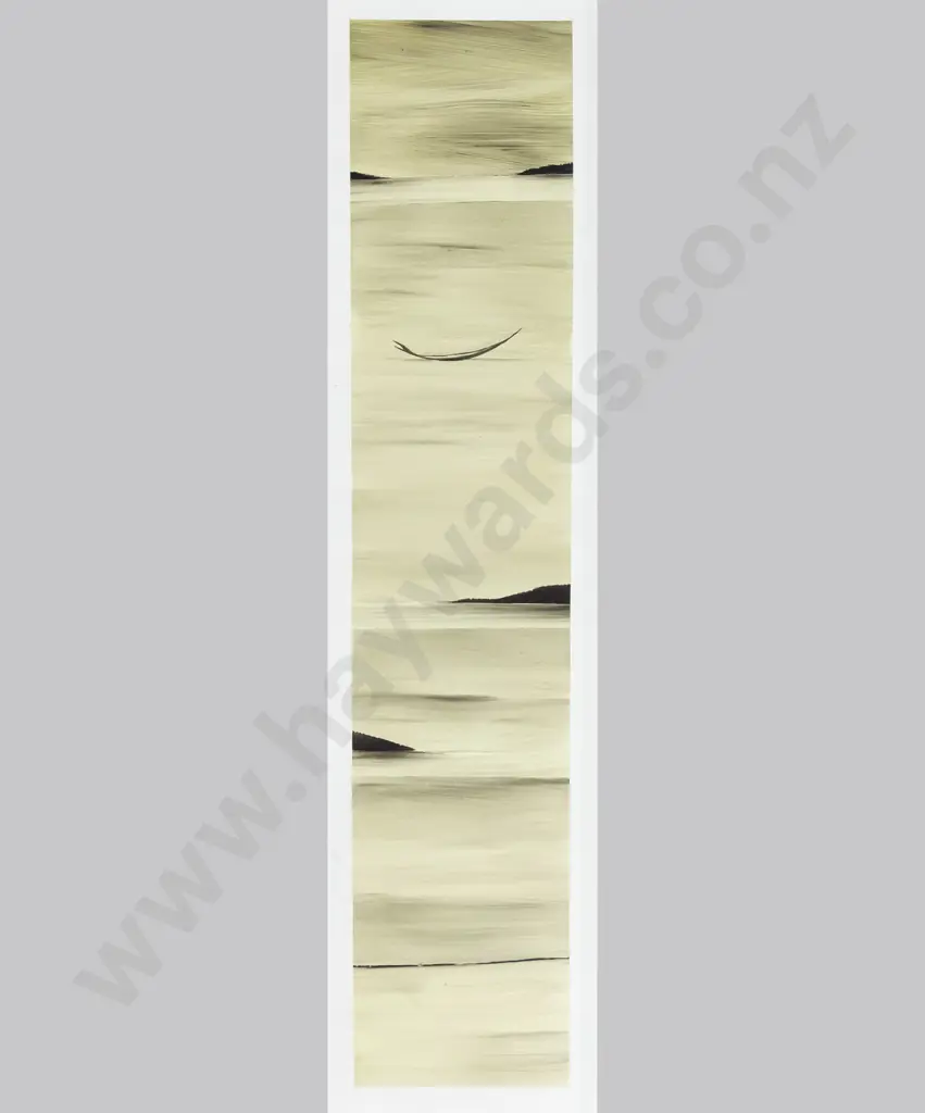 Simon Kaan 2003 - framed oil - untitled Waka series H-720 W-150 Image 1++