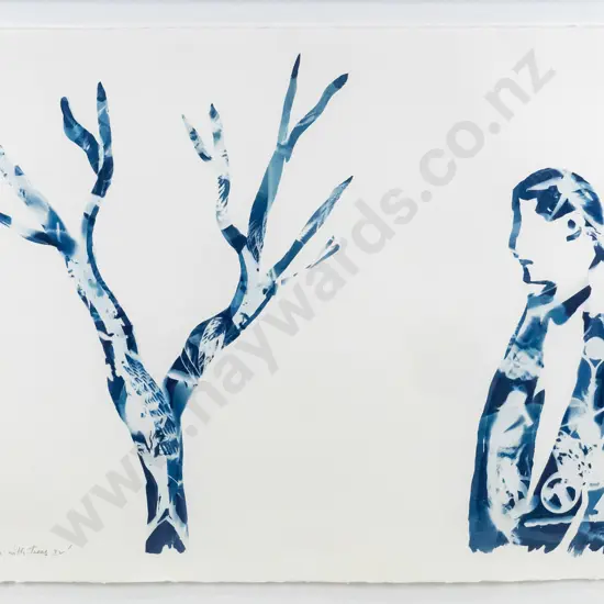 Lloyd Godman 2007 - framed print - "Conversation with trees IV" H-460 W-690