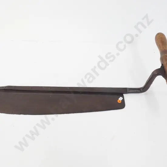 vintage hay knife with timber handle L-770 Handle is L-380