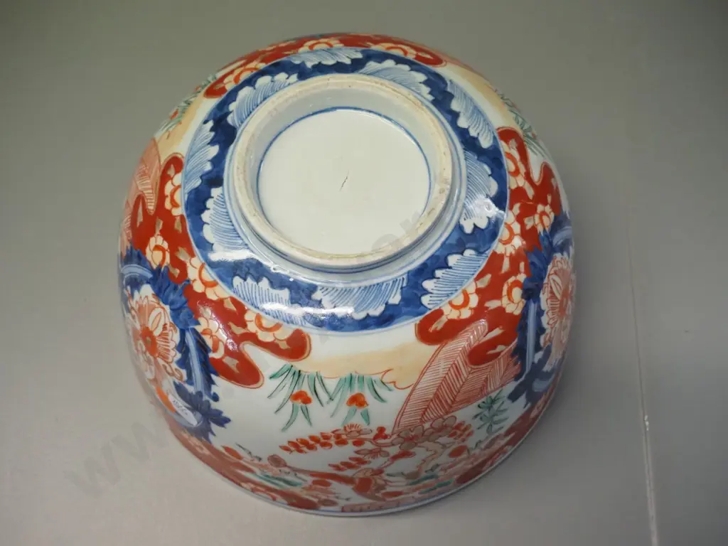 vintage Imari pattern bowl H-120 D-220 Image 1++
