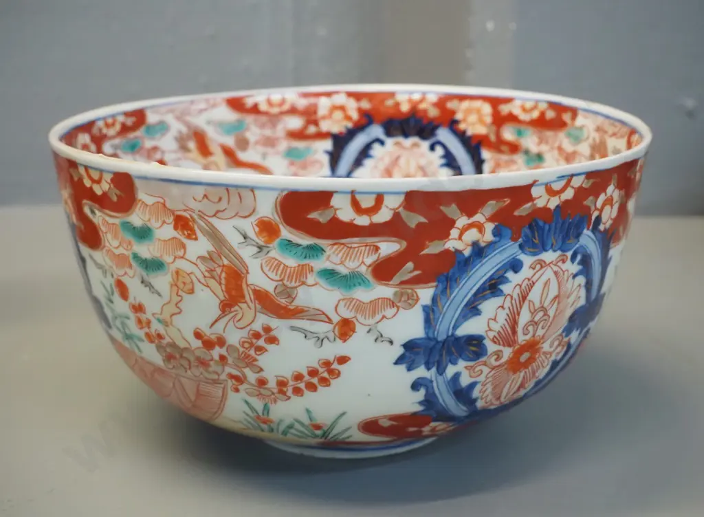 vintage Imari pattern bowl H-120 D-220 Image 1++