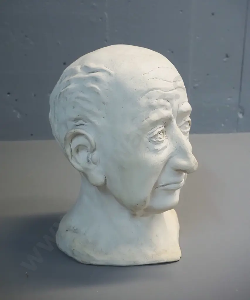 heavy plaster bust of a man - H-270 W-170 Image 1++