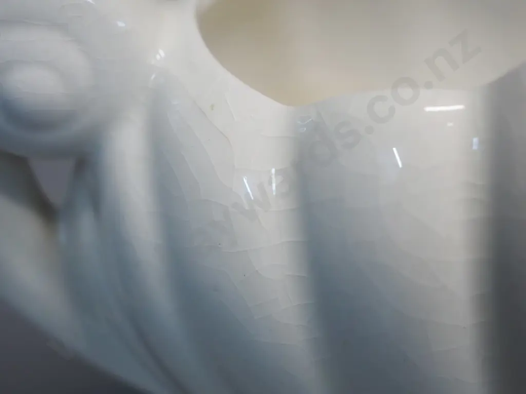 Crown Lynn Titian ware double-handled trough vase with gloss glaze marked B101. H125 W-265 Image 1++