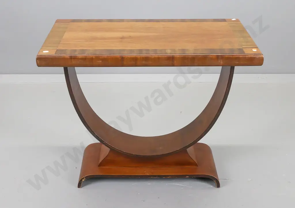 bentwood deco mixed timbers end table H-570 W-730 W-450 Image 1++