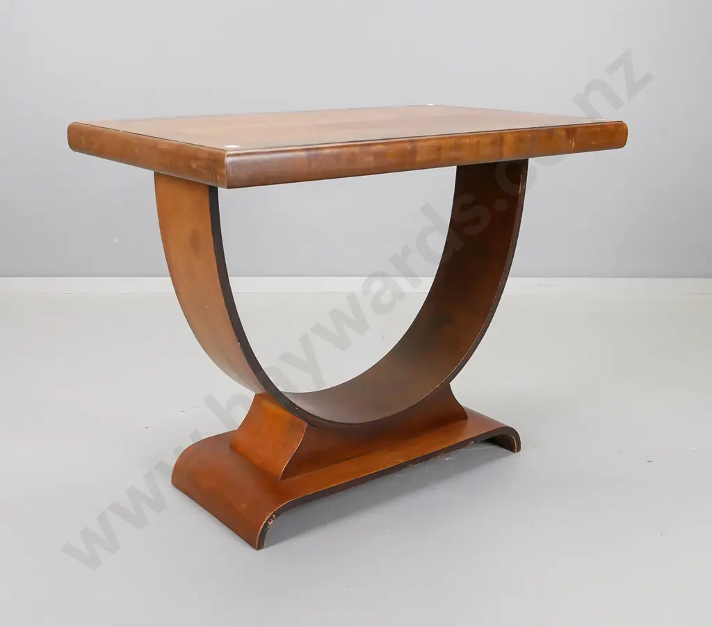 bentwood deco mixed timbers end table H-570 W-730 W-450 Image 1++