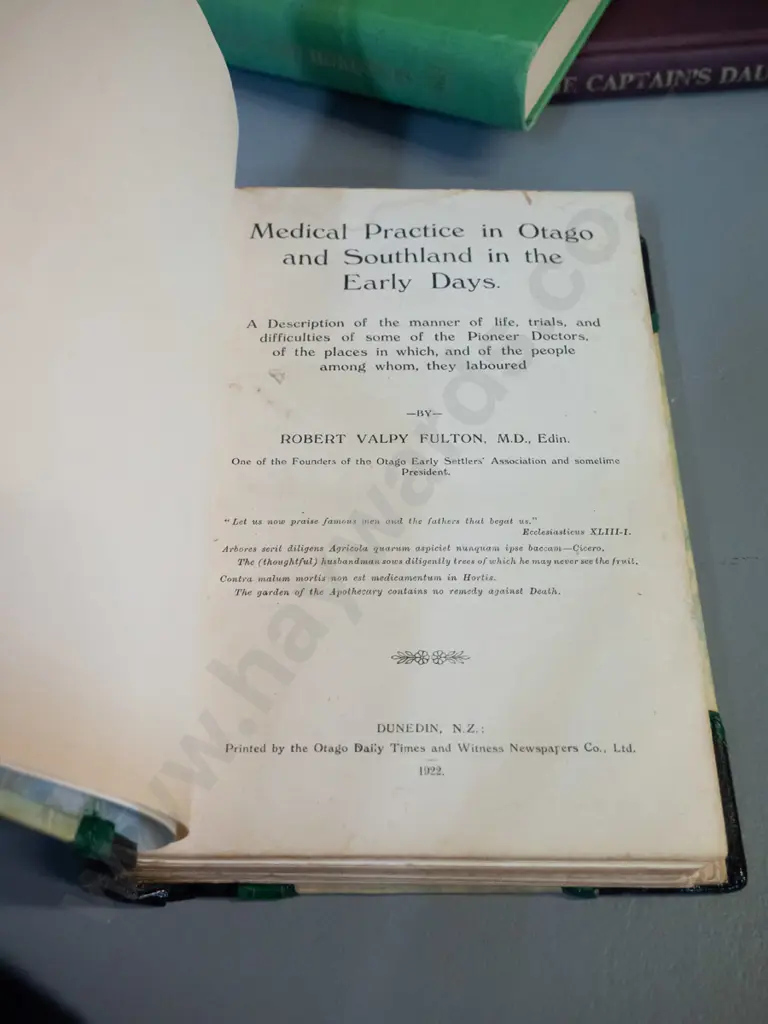 7 NZ history books: Old Whaling Days, Medical Practice in Otago & Southland, In the Lee of the Hokonuis, etc. Image 1++