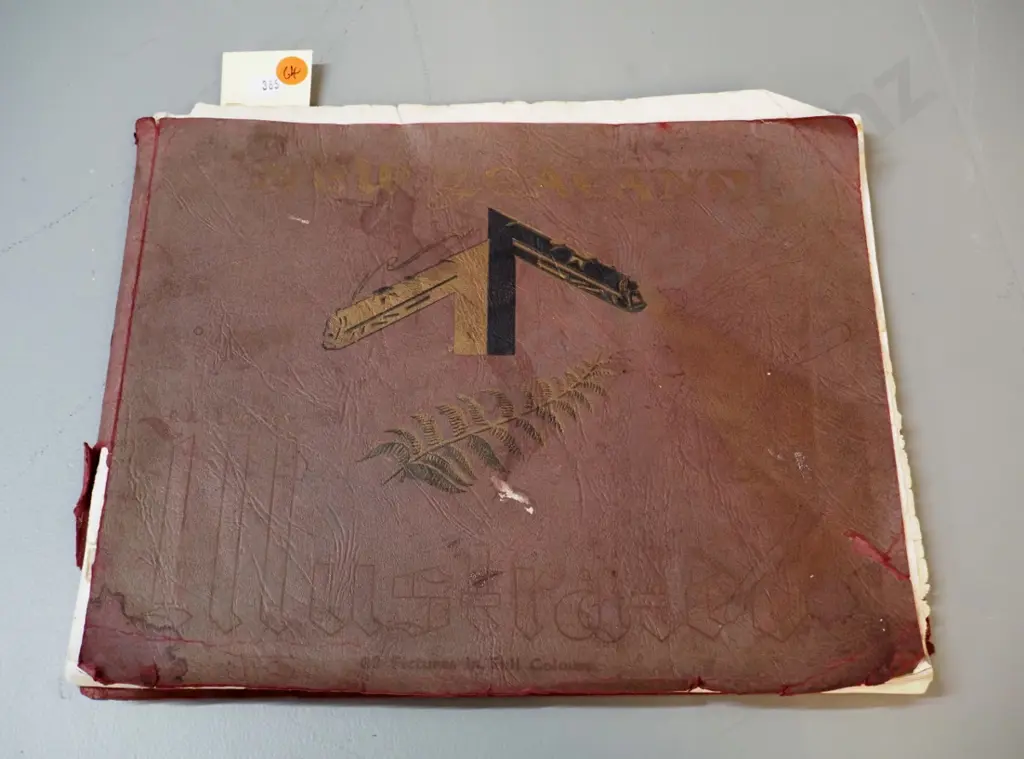 1937 New Zealand Railways scenic publication - cover in poor condition, some pages separated or damaged, images mostly Image 1++