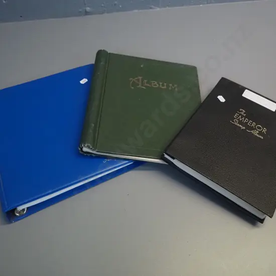 3 New Zealand stamp albums with assorted contents, full face onwards