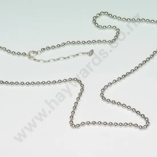 silver necklace stamped 925