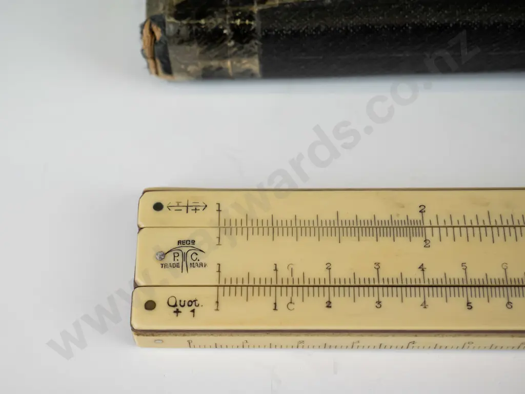 cased ruler / measures  marked AG Thornton Ltd Kinwest British made Image 1++