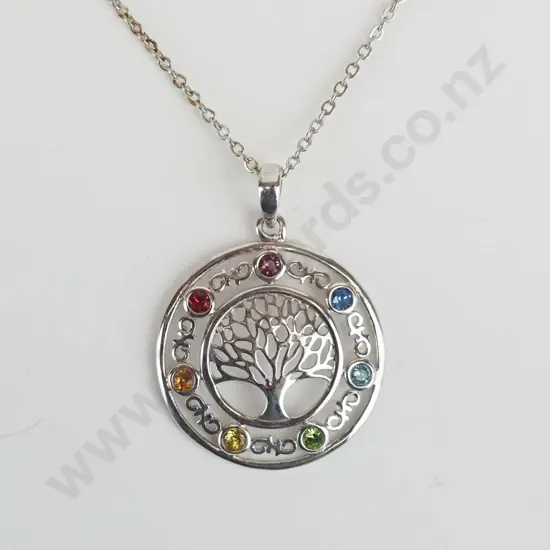 silver necklace stamped 925