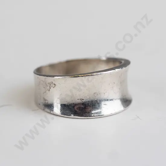 silver ring stamped stg