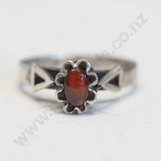 silver ring stamped stg sil