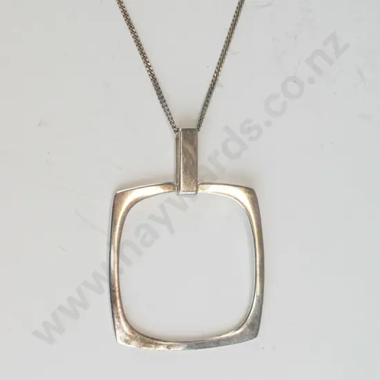 silver necklace stamped 925
