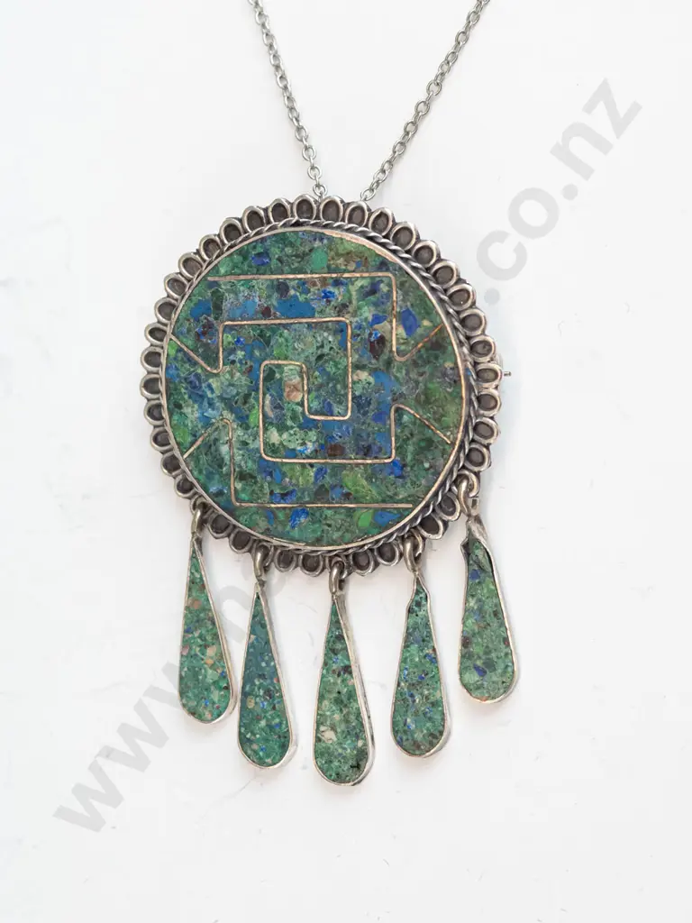 silver necklace / brooch [ Image 1++