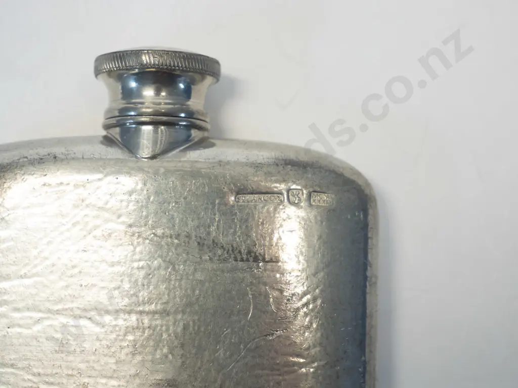pewter hip flask Image 1++