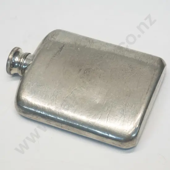 pewter hip flask