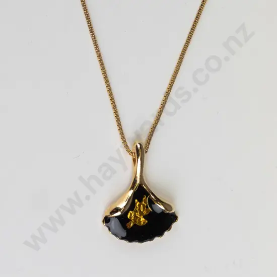 enamel necklace no mark