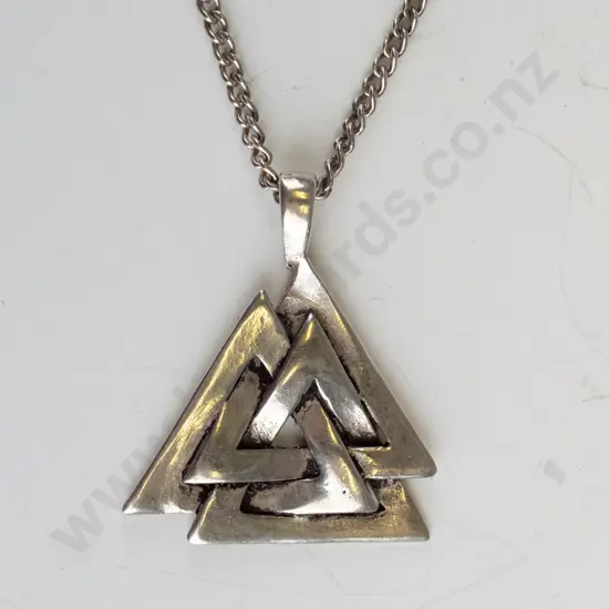 silver necklace stamped 925
