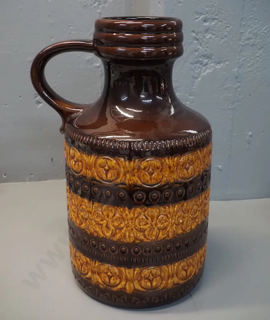 large German pottery handled vase H- 390 Image 1++