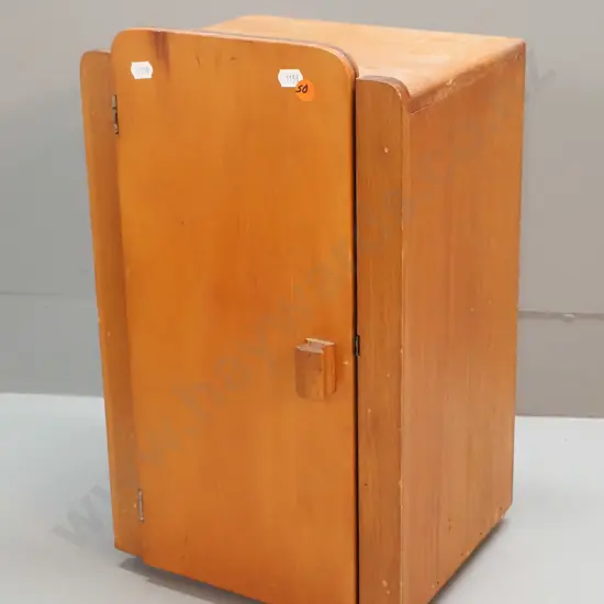 home-made deco style doll's wardrobe H-440 W-250 D-220