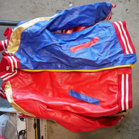 box of Harley Quinn jackets