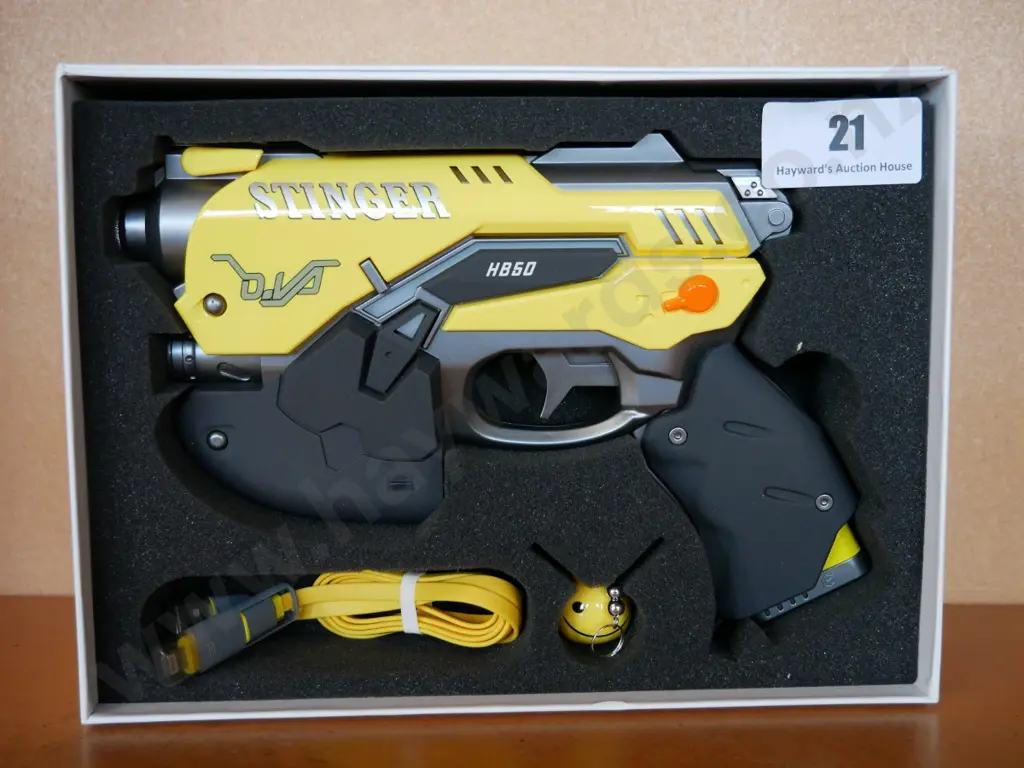 Overwatch yellow DVA power bank light gun Image 1++