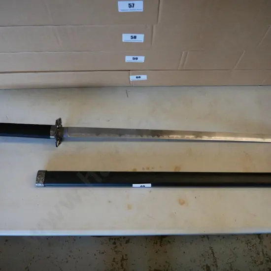 black katana sword