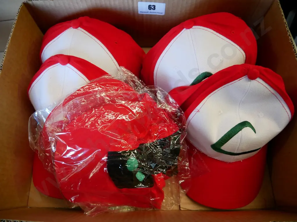 box of Pokemon caps Image 1++