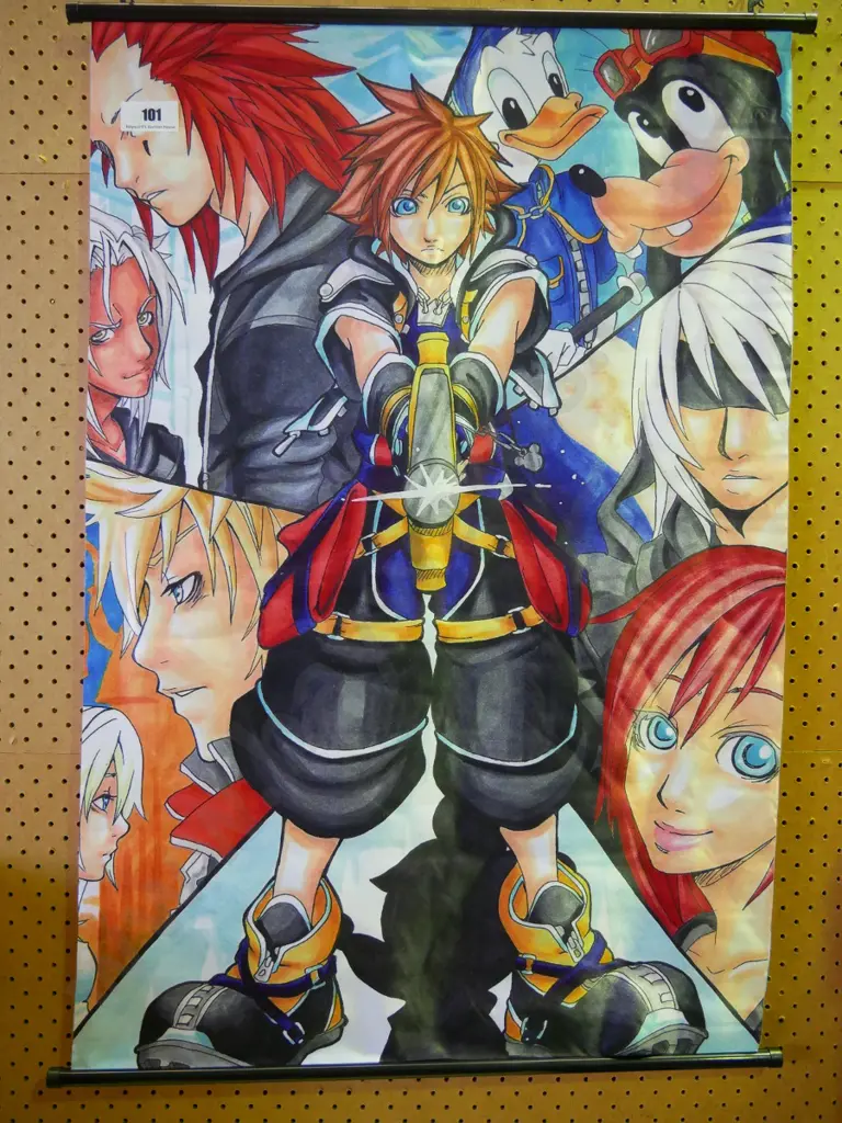 wall-hanging print on scroll Image 1++