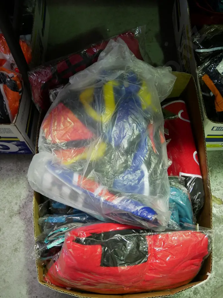 box of assorted unopened costumes Image 1++