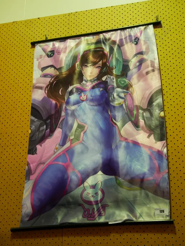 wall-hanging print on scroll Image 1++