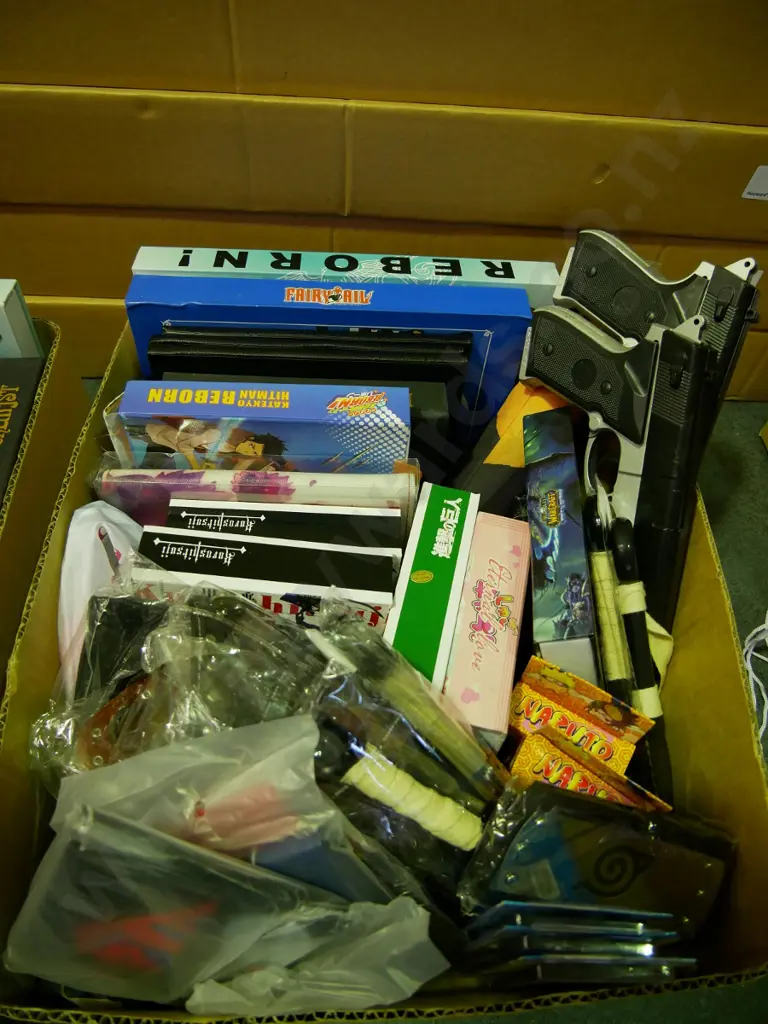 lucky dip box of assorted fantasy colllectables and toys Image 1++