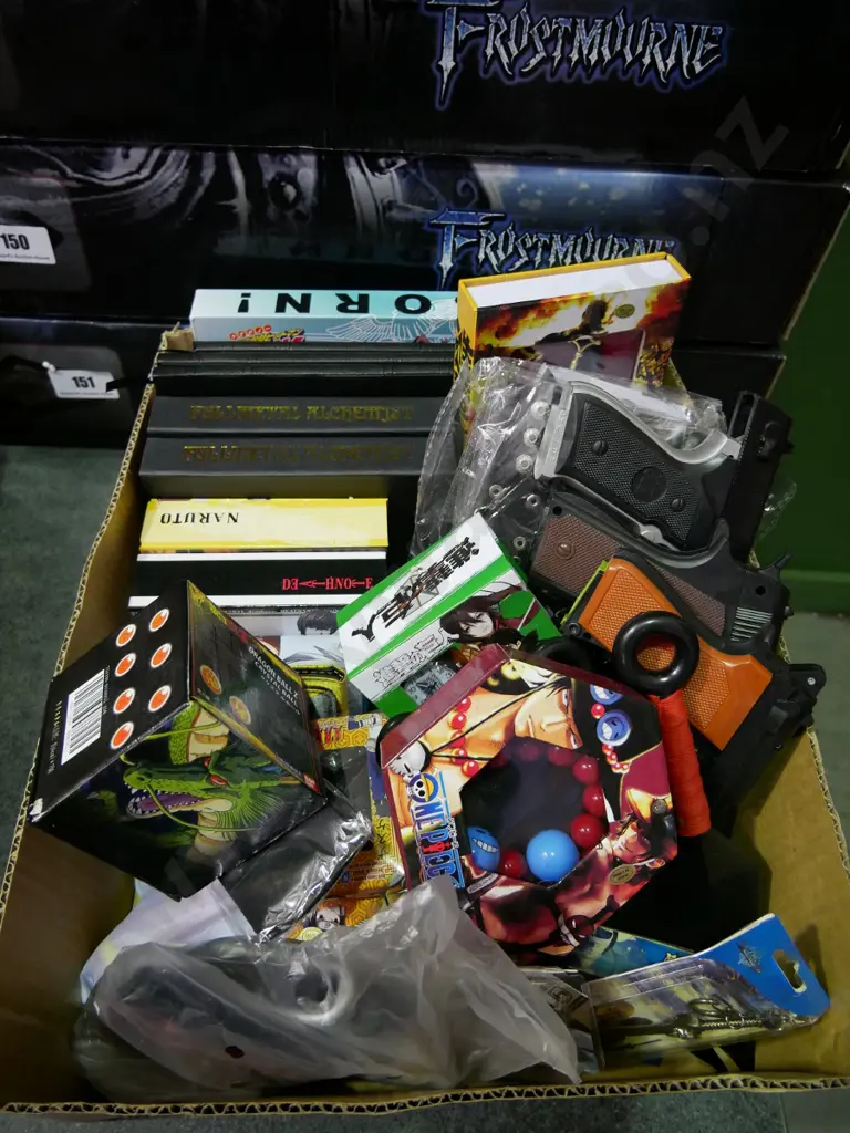lucky dip box of assorted fantasy colllectables and toys Image 1++