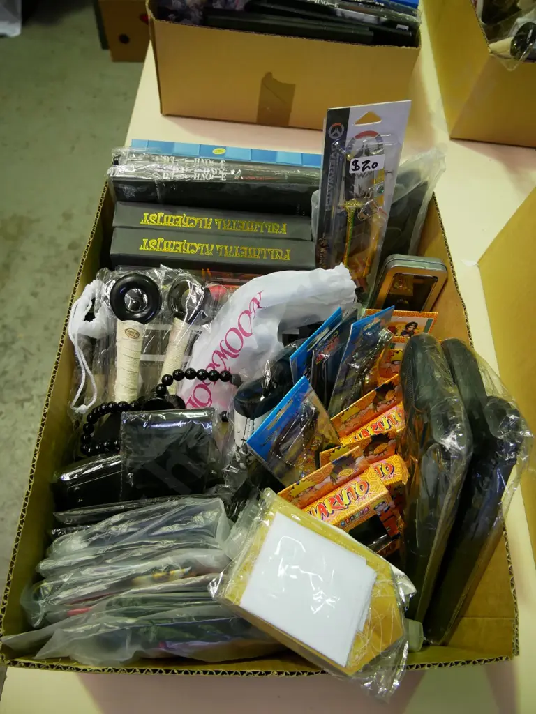 lucky dip box of assorted fantasy colllectables and toys Image 1++