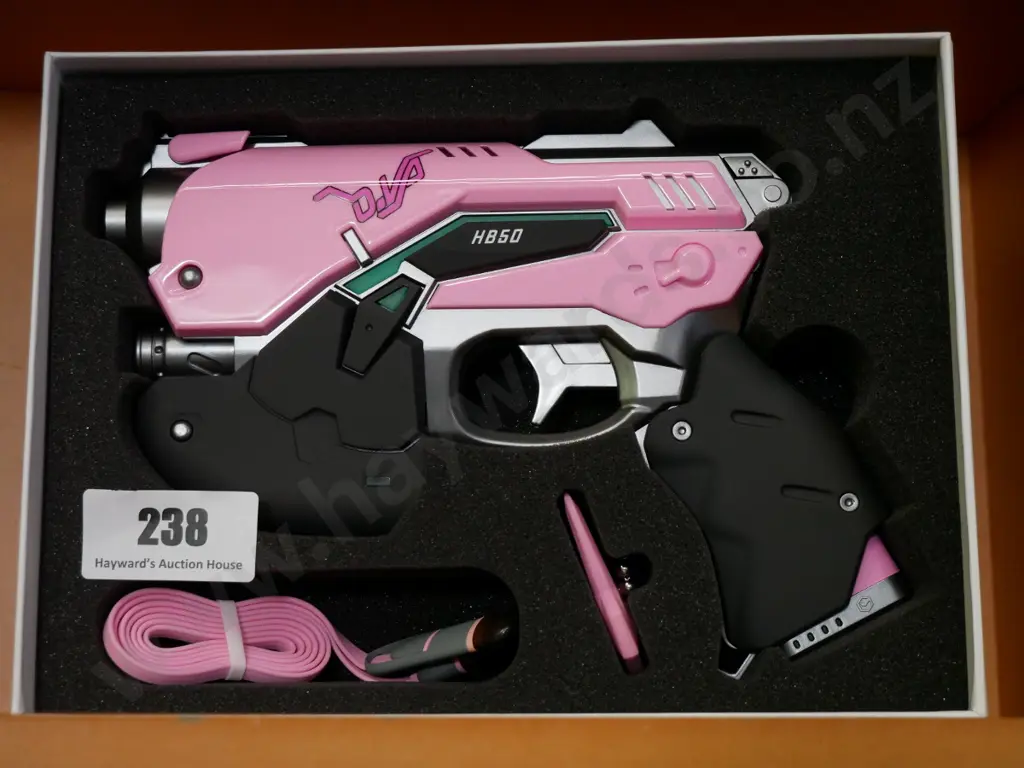 1 Overwatch pink DVA power bank light guns Image 1++