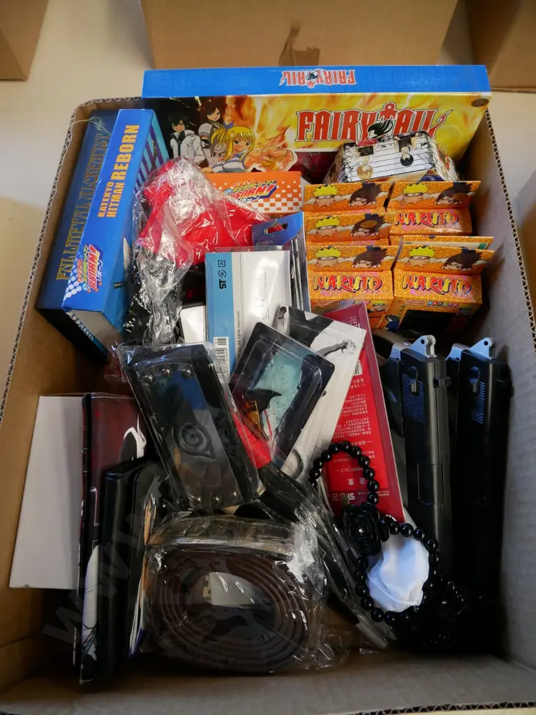 lucky dip box of assorted fantasy colllectables and toys Image 1++
