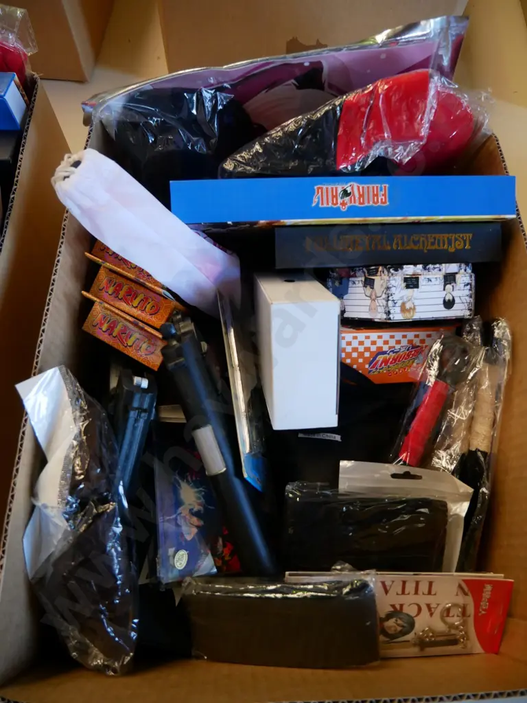lucky dip box of assorted fantasy colllectables and toys Image 1++