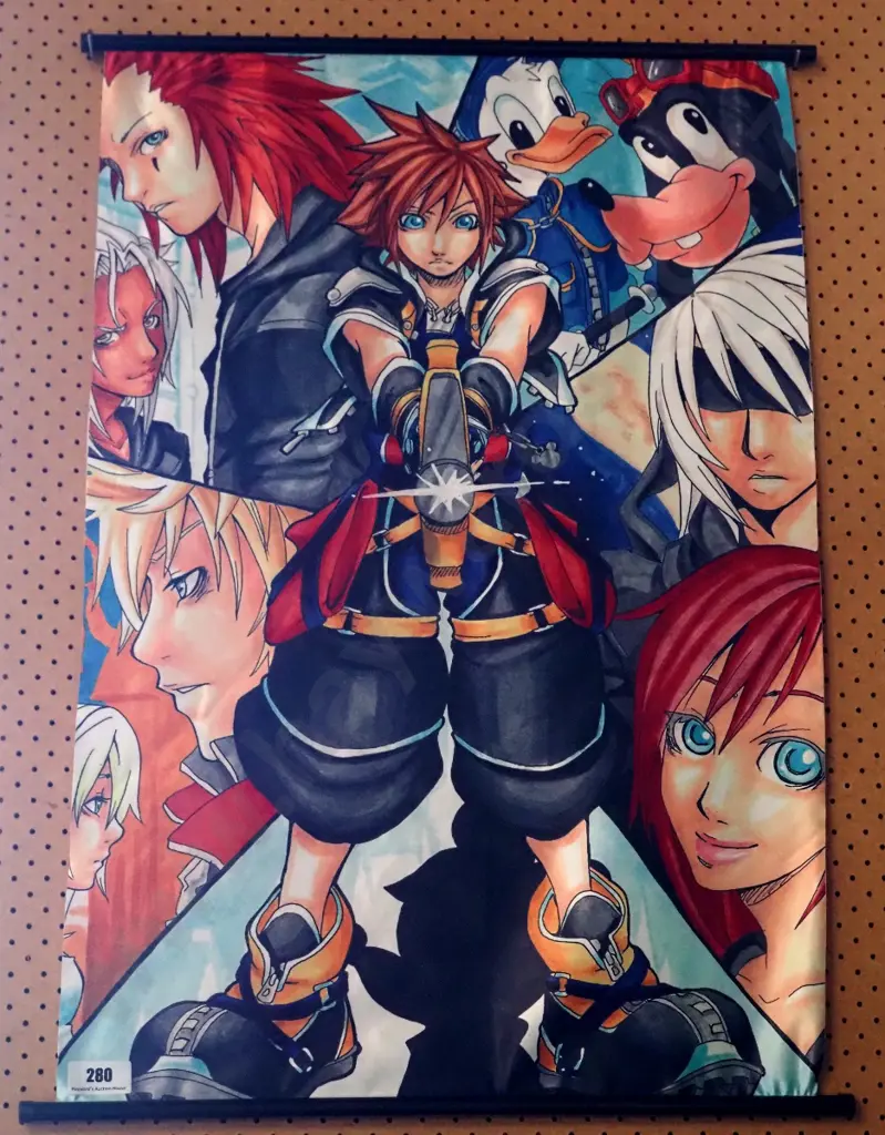 wall-hanging print on scroll Image 1++
