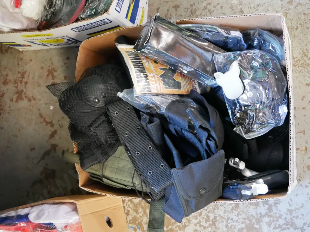 SWAT costume items - vests, belts, gloves, helmet, masks, guns etc. Image 1++