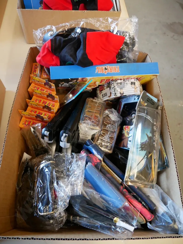lucky dip box of assorted fantasy colllectables and toys Image 1++