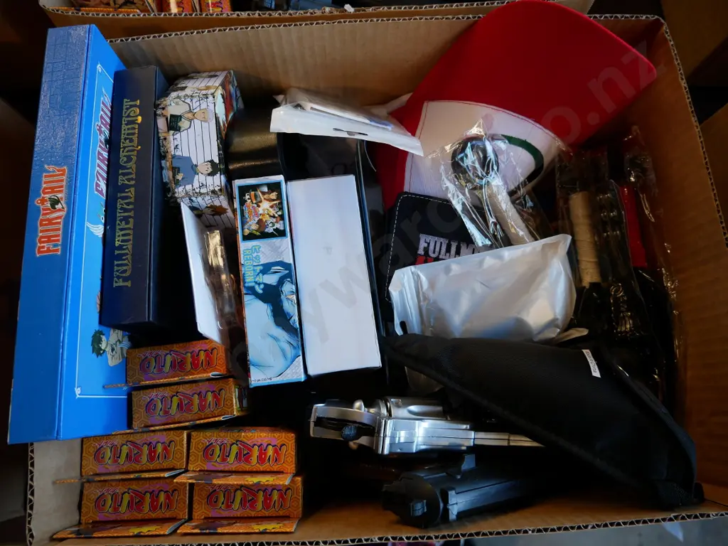 lucky dip box of assorted fantasy colllectables and toys Image 1++