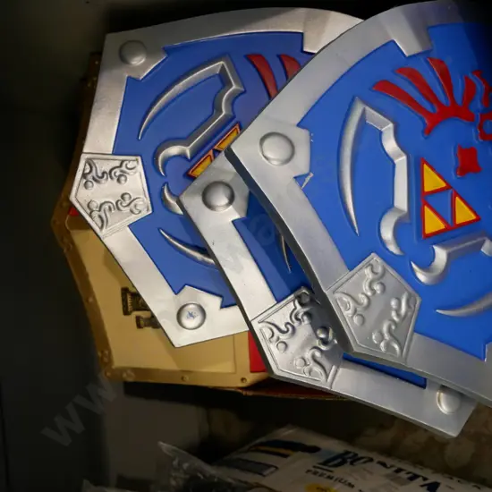 box of foam shields
