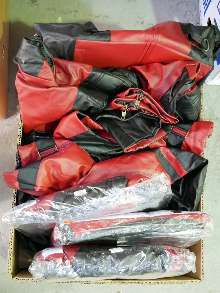 box of Deadpool costumes Image 1++