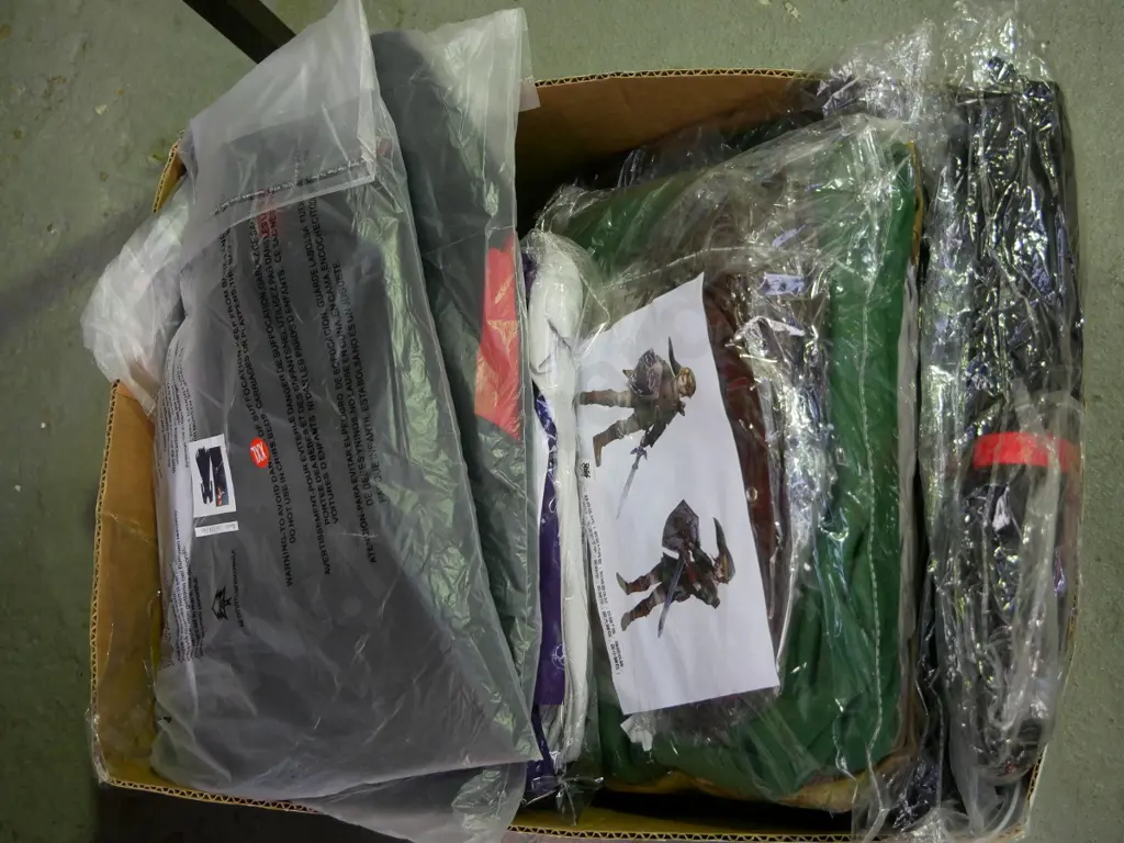 box of unopened costumes Image 1++