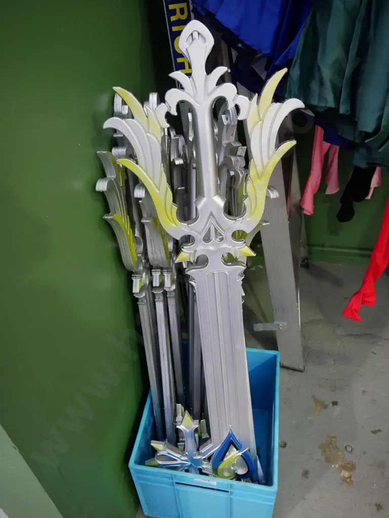 box of foam key swords Image 1++