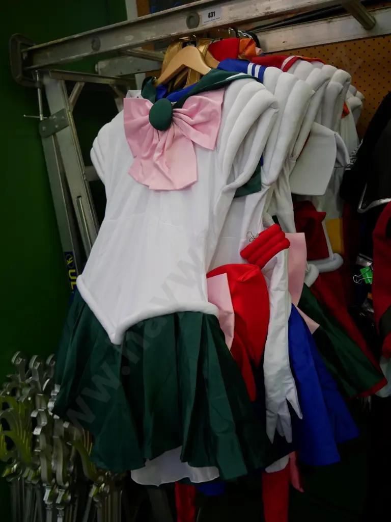 rack of assorted costumes Image 1++