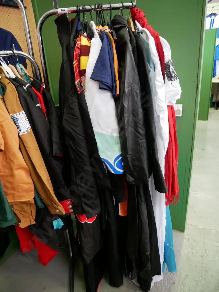 rack of assorted costumes Image 1++