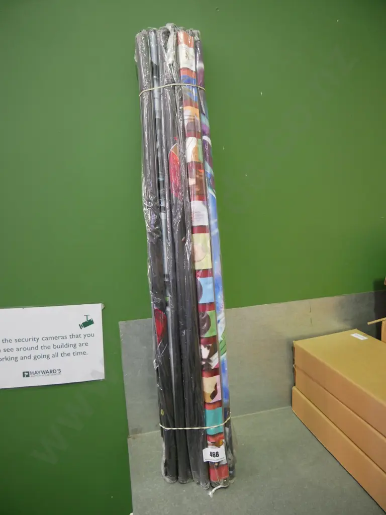 bundle of 10 wall hanging prints on scrolls Image 1++